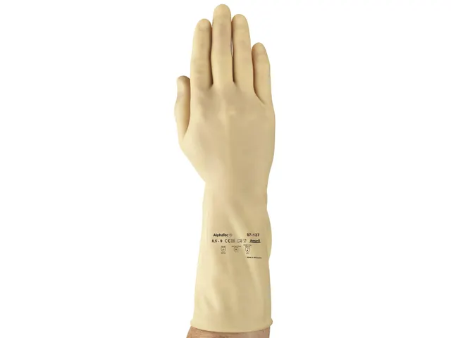 Ansell AlphaTec 87-137 Ongevoerd Rubberen handschoen maat 6.5