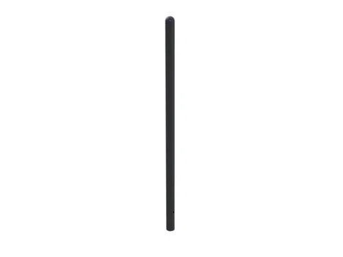 Paal voor ronde/halfronde asbak HxD 1500x60mm antraciet-ijzerglans