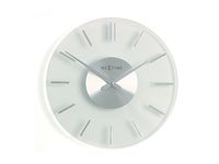 Wandklok NeXtime Stripe dia. 31cm glas streepaanduiding