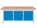 werkbank,HxBxD 860x2000x750mm,onderstel RAL3020,fronten RAL3020