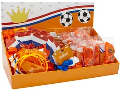 Oranje toonbankdisplay 68 items