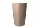 jardinière,trapézoïdal,PE,gris beige,HxlxP 1500x777x777mm