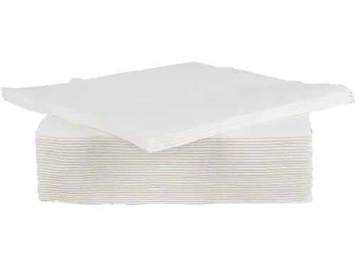 Cosy & Trendy servet 38x38 cm wit 2-laags, 40 stuks