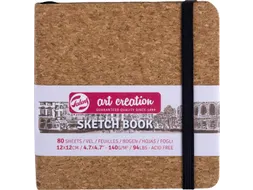 TAC schetsboek Kurk 12x12cm