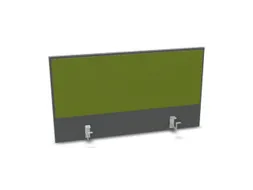 opzetpaneel bureau aanbouw achter MS-donkergrijs BN7048-groen 1000mm