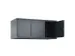opzetkast,v. locker,3vak.,vak B 400mm,HxBxD 500x1200x500mm,vleugeldeur