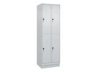 dubbeldekse locker,HxBxD 1950x600x500mm,2x2vak.,vak B 300mm - 1