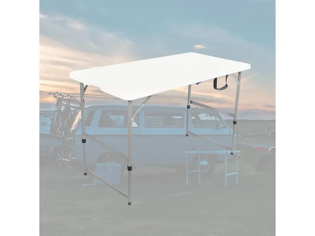 Table pliante BRASQ 120x60x74cm FC120 blanc
