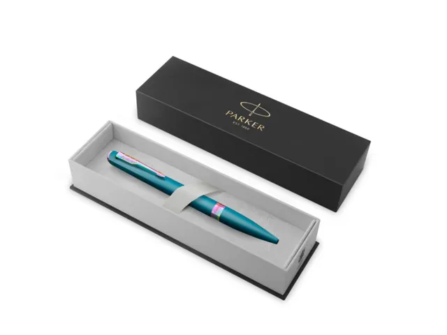 Balpen Parker Meridian RBT M groenblauw