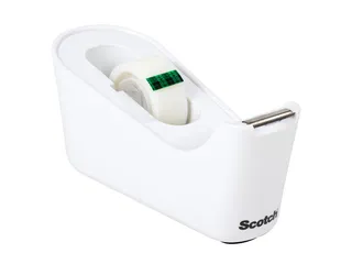 Plakbandhouder Scotch C18 wit + 1rol magic tape 19mmx33m - 2