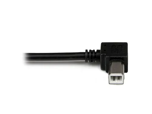 2m USB 2.0 A naar linkshoekige B-kabel M/M