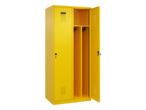 locker voor scheiding van kleding,HxBxD 1850x800x500mm,2vak