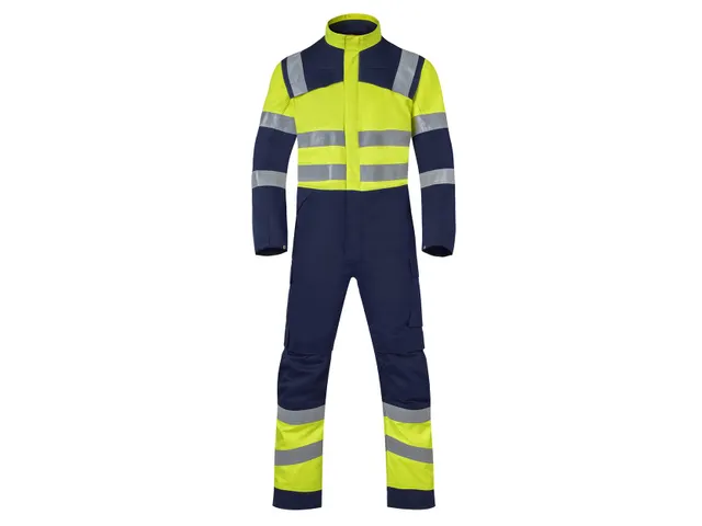 Combinaison HAVEP 20433 jaune haute visibilité/bleu marine Taille 56