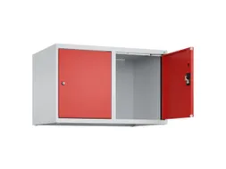 opzetkast,v. locker,2vak.,vak B 400mm,HxBxD 500x800x500mm,cilinderslot