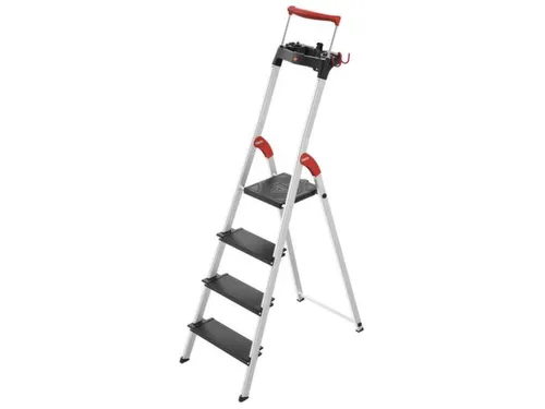 staande trap,3 XXL treden,treden/platform zwart,Stand H 0,62m