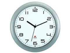 De Alba HORNEW wandklok met stille werking 30cm. Grijs