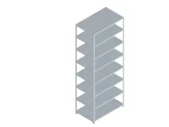 dossierstelling,grondveld,HxBxD 2550x1000x600mm,vaklast 90kg