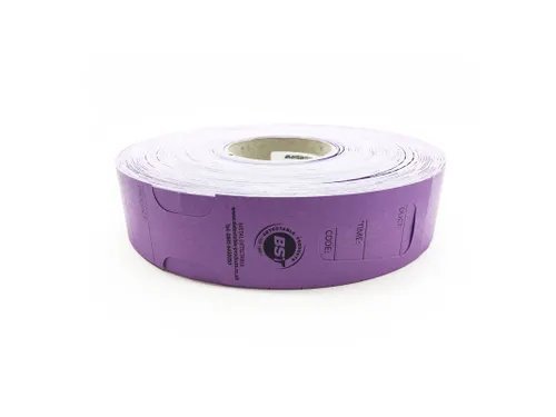BST Detecteerbare Loop Tags hittebestendig 48x279mm Paars 500 stuks