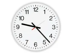 Industrie-Wandklok Radiogestuurd Ø 40cm Cijferaanduiding