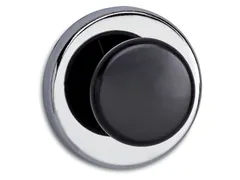 Magneet met knop MAUL Ø65mm trekkracht 12kg chroom/zwart