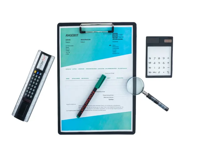 Klembord Foldersys A4 PP zwart