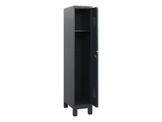 schoollocker,HxBxD 1630x300x500mm,1vak,vak B 300mm,cil.-slot,voeten - 1
