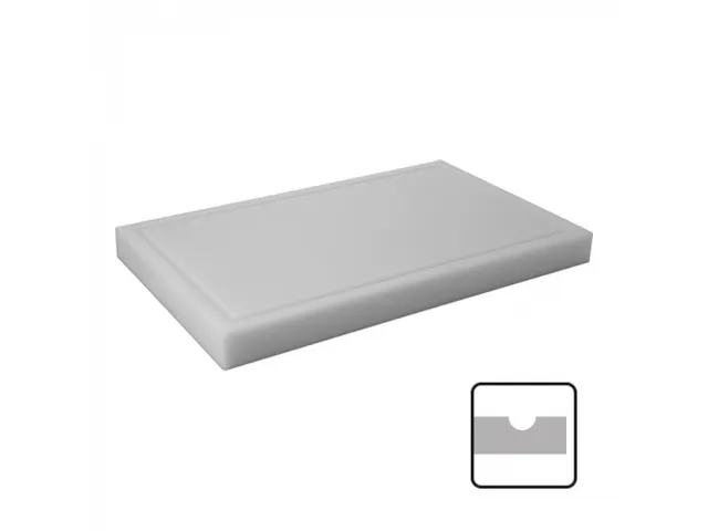 Caterchef HACCP Snijblad Wit met geul 50x30x4cm