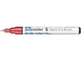 Metallic marker Schneider Paint-It 010 0.8mm rood metallic - 4