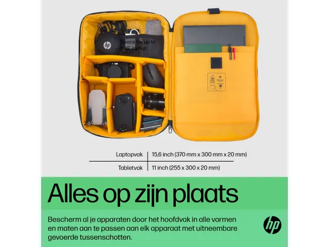 Hp Creator Notebook Laptoptas Backpack 16.1 Inch Blauw