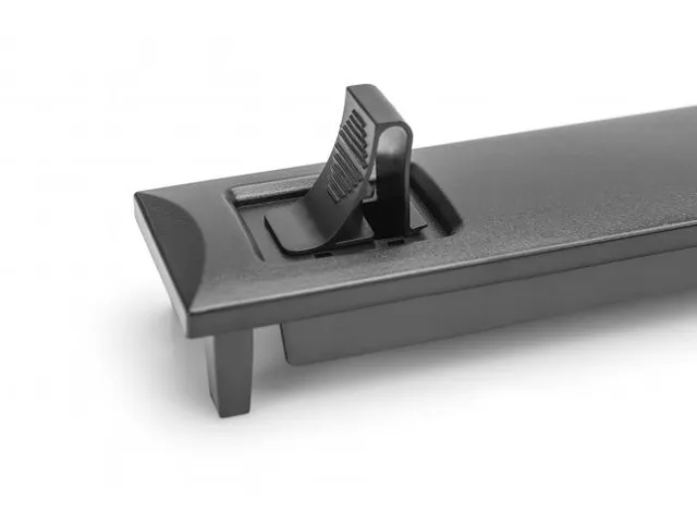 1U Blinde Afdekking Snap-in Voor Netwerk- en Serverkasten ABS Zwart