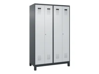 PBM-locker,HxBxD 1950x1200x500mm,4vak,vak B 300mm,cil.-slot - 2