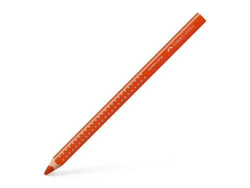 Kleurpotlood Faber-Castell Jumbo GRIP 15 cadmiumoranje donker