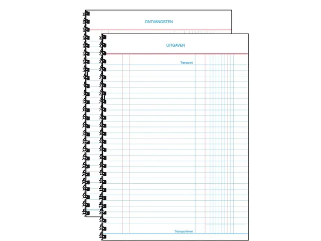 Spiraal gebonden kasboek Sigel A5 staand 50 blad