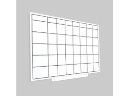 Whiteboard Rocada Skinplanner 75x115cm wit gelakt