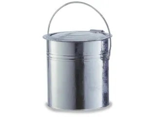 Vuilnisemmer 40 Liter 420x360mm Scharnier Beugelgreep Verzinkt - 3
