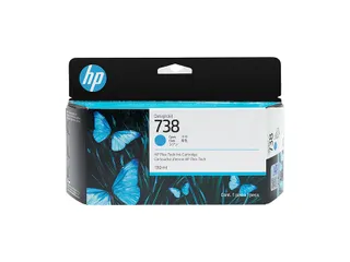 HP 738 498N5A inktcartridge cyaan - 1