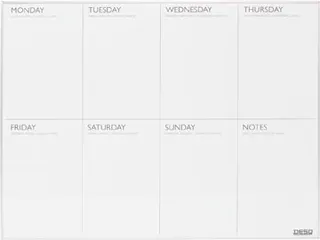 4320 - Desq Weekplanner Magnetisch 45 X 60 Cm - 4