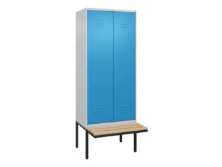 locker voor scheiding van kleding,HxBxD 2120x800x815mm,2vak - 1