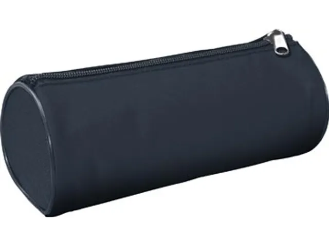 Trousse, Rond, Ft 20 X 8,5 Cm, Bleu Foncé