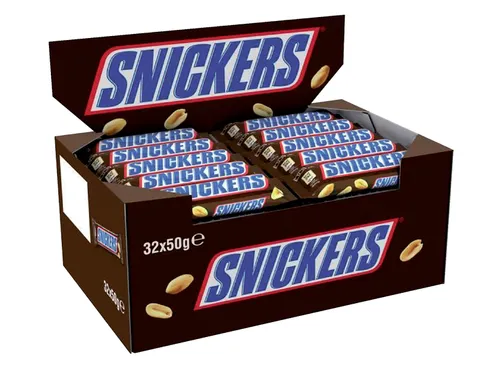 Snoep Snickers reep 32x50 gram
