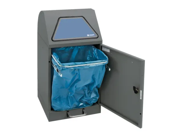 conteneur de tri sélectif non inflammable 1x45l HxlxP 800x400x380mm