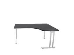 Bureau In Vrije Vorm Hxbxd 720x1600x1200mm Cc-Zwart C-voet