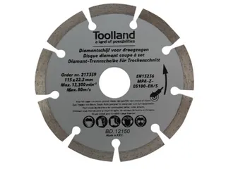 Diamantschijf SET - 150mm - Gesegmenteerd - 2 ST - 1
