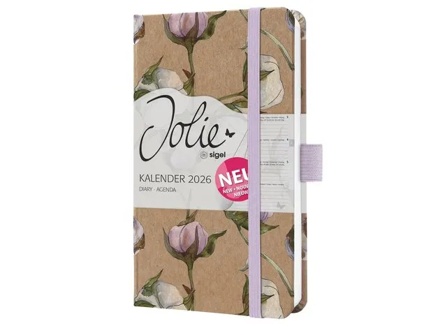 Weekagenda Pure A6 2026 (NL/FR/EN/DU) Cotton Fields Hardcover