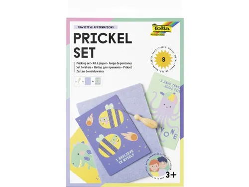 Folia Prikset A6 viltmat met prikpen en 6 kaarten