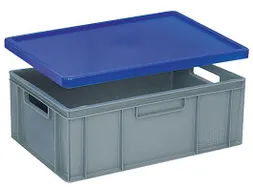 Stolpdeksel Voor Euronorm Stapelkrat Lxb 600X400Mm Blauw