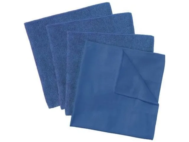 Chiffon microfibre Wypall Plié 40x40cm 24 pièces bleu
