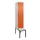 locker voor scheiding van kleding,HxBxD 2120x400x815mm,1vak