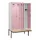 locker met bank,voor scheiding van kleding,HxBxD 2120x1200x815mm,4vak