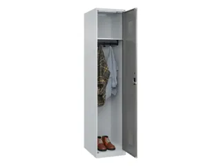 locker,HxBxD 1850x400x500mm,1vak,vak B 400mm,cil.-slot,staand op vloer - 1